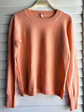 J.Crew Everyday Cashmere Crewneck Sweater Cashmere Crewneck Sweater in Pink Size